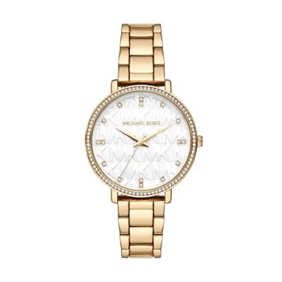 Montre Femme Pyper Argent&eacute; MK4666 Jaune Michael Kors