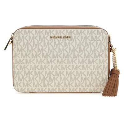 MICHAEL KORS Sac Bandouli&egrave;re Jet Set Item Michael Kors Beige