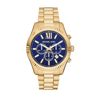 Montre Homme Michael Kors Lexington - MK9153 Bracelet Acier Dor&eacute;