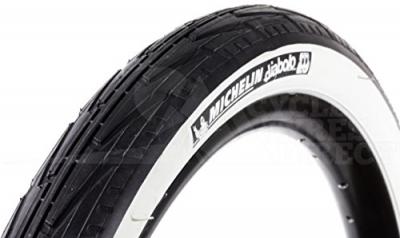 Pneu v&eacute;lo City Michelin City J TR noir/flanc blanc (20 x 1.3/8"")