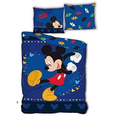 Mickey Mousse Jump' - Housse de Couette 140x200 cm + Taie d'oreiller 63x63 cm Disney