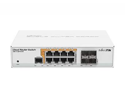 Mikrotik crs112-8p-4s-in switch 8xgb 4xsfp l5 CRS112-8P-4S-IN