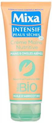 Mixa Cr&egrave;me Mains Nutritive Huile d'abricot Bio, Le tube de 100ml