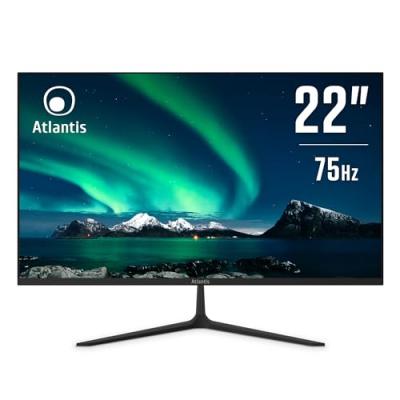 Atlantis Land A05-he22v-vh &Eacute;cran Plat De Pc 54,6 Cm (21.5"") 1920 X 1080 Pixels Full Hd Led Noir 