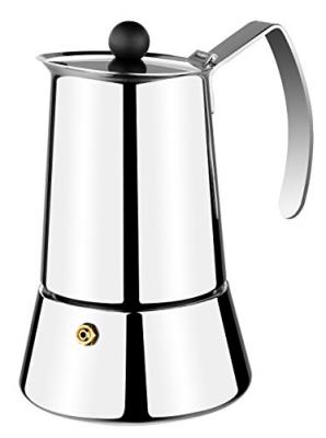 Monix - Cafetera inoxidable induccion eterna 4 tazas