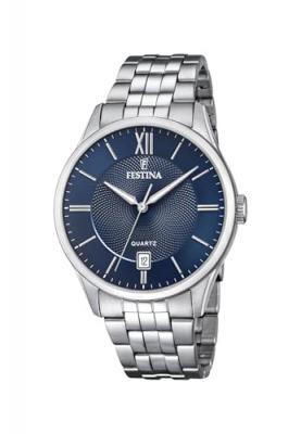 Montre Festina CLASSIQUE F20425-2 - Montre ACIER CADRAN BLEU Homme