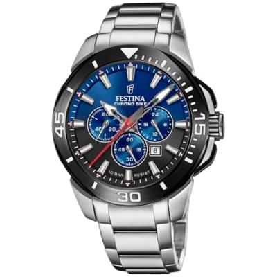 Festina Montre Chrono Bike F20641/C Bicolore en Acier Inoxydable