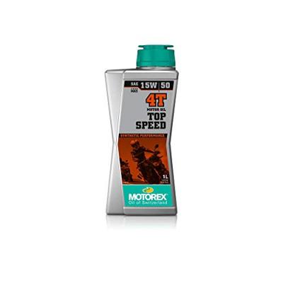 MOTOREX - Huile Moteur Top Speed 4T 15W50 100% synth&eacute;tique 1L