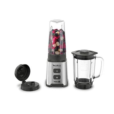 Blender LM17GD10 0.7L 400W 230V Acier Inoxydable Verseuse en Verre M&eacute;tal