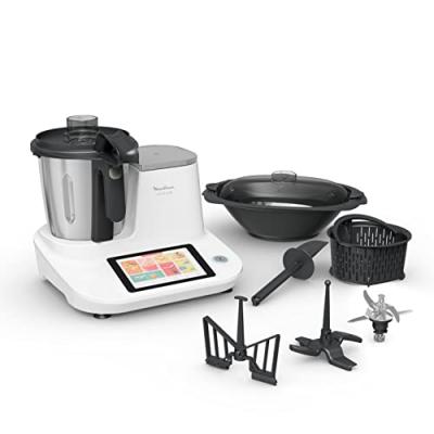 HF506110 Click et Cook blanc avec balance int&eacute;gr&eacute;e et &eacute;cran tactile