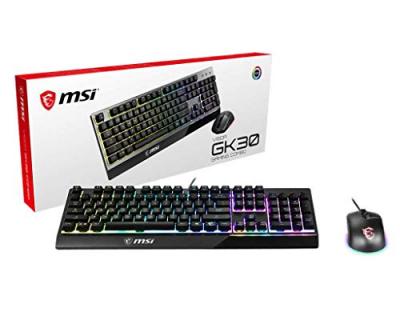 Msi Vigor Gk30 Gaming Pack Noir Spanish QWERTY