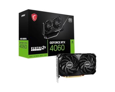 MSI - Carte Graphique - GeForce RTX&trade; 4060 VENTUS 2X NOIR 8G OC