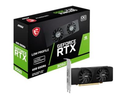 MSI RTX 3050 LP 6G OC, GeForce RTX 3050, 6.0GB GDDR6, PCI-Express