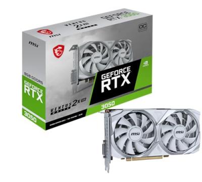 MSI GeForce RTX 3050 VENTUS 2X XS WHITE 8G OC 