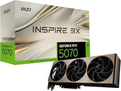 MSI GeForce RTX 5070 12G INSPIRE 3X OC 