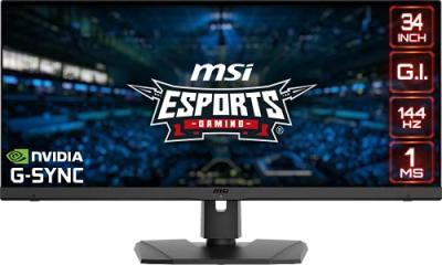 Ecran PC Gaming MSI Optix MPG341QR 34 pouces UWQHD Noir 