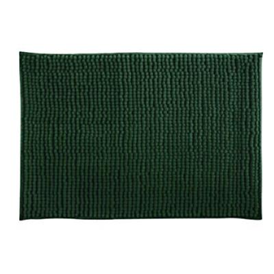 MSV Tapis de bain Microfibre CHENILLE 40x60cm Vert Fonc&eacute;