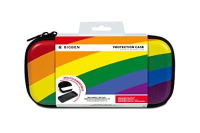 Pochette de protection large pour Nintendo Switch. Design Arc-en-ciel