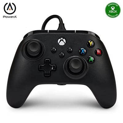Nano Manette C&acirc;bl&eacute;e Am&eacute;lior&eacute;e PowerA pour Xbox Series X S &ndash; Noir