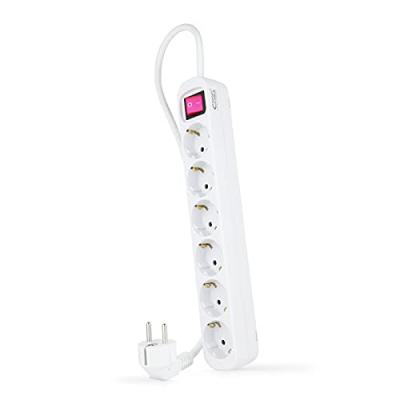 Nanocable 6 Tomas Power Strip With Switch 1.4 M Blanc