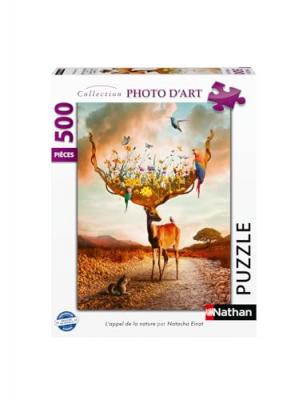 Puzzle 500 Pi&egrave;ces Nathan L'appel de la nature 