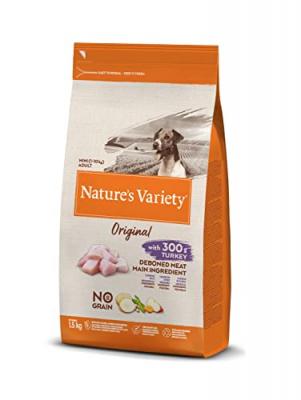 Lot Nature's Variety - Original No Grain Mini Adult dinde (3 x 1,5 kg)