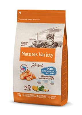 Nature's Variety Salm&oacute;n Sans Grain St&eacute;rilis&eacute; S&eacute;lectionn&eacute; 3 Kg