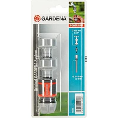 Gardena Connector Set 2x18201+1x18215 Orange,Gris