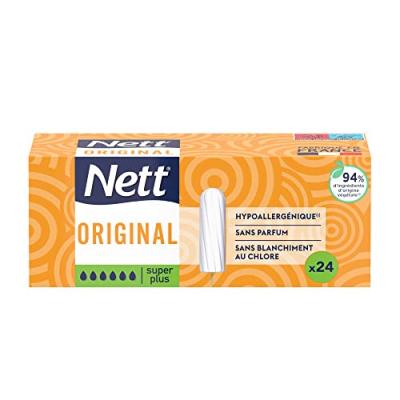 Tampons Hyg&eacute;nique Original Super Plus X24 Nett - La Bo&icirc;te De 24 Tampons