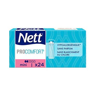 Tampons Hyg&eacute;nique Mini Pro'comfort X24 Nett - La Bo&icirc;te De 24 Tampons