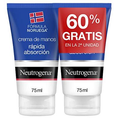 Neutrogena&reg; Cr&egrave;me pour les mains &agrave; absorption rapide 2x75ml