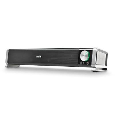 Barre de son compacte sans fil USB Bluetooth 20 W NGS avec microphone et prise jack 3,5 mm