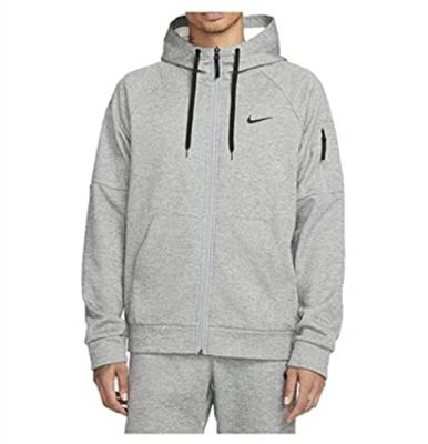 Haut de fitness &agrave; zip Therma-FIT Nike Therma pour homme - Gris