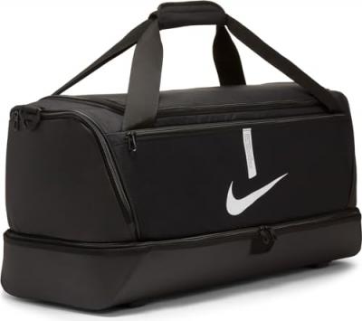 Sac de Sport Rigide Soccer, Noir/Noir/Blanc, Taille Grande
