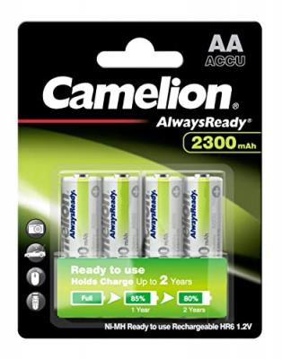 Camelion 4 Piles Rechargeables AA / HR6 2300mAh Camelion Always Ready