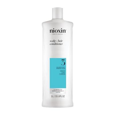 System 3 - Apr&egrave;s-shampooing - Cheveux teints et ab&icirc;m&eacute;s avec l&eacute;ger affaiblissement 1000 ml 