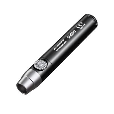 Nitecore GEM10UV-800 lumens Lampe sp&eacute;l&eacute;ologie Mixte Adulte, Noire