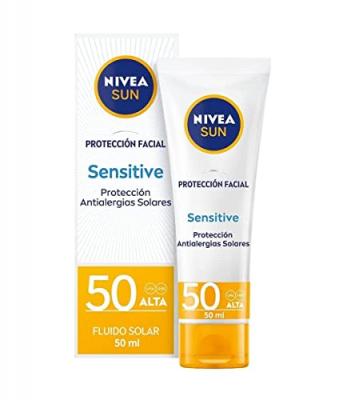 Nivea Sun Sensitive Cr&egrave;me Solaire Visage SPF 50 50 ml