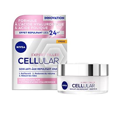 Cr&egrave;meVisage Jour Anti-rides Repulpant Cellular Nivea - Le Pot De 50ml