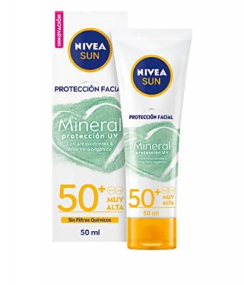 Nivea Sun UV Protection Min&eacute;rale Visage SPF 50+ 50 ml