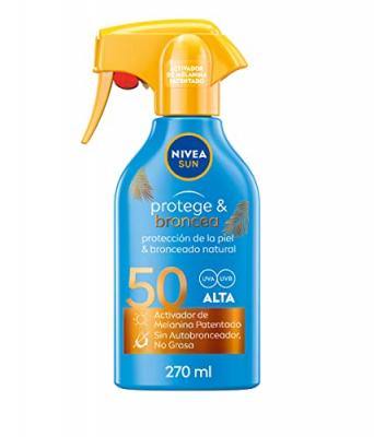 Nivea Spray solaire Protect & Tan 270 ml FPS 50