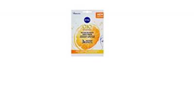 Nivea Q10+ Vitamine C anti-rides + Masque &eacute;nergisant pour le visage