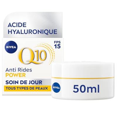 Nivea Q10 Anti-Rides Power Soin de Jour Extra Fermet&eacute; SPF15 50 ml - Pot 50 ml