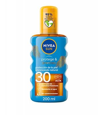 Nivea - Sun Protege&broncea Aceite Spf30 Nivea Cr&eacute;me solaire 200 ml