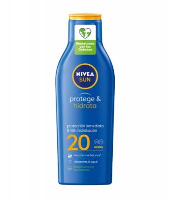 Nivea - Sun Protege&hidrata Leche Spf20 Nivea Cr&eacute;me solaire 200 ml