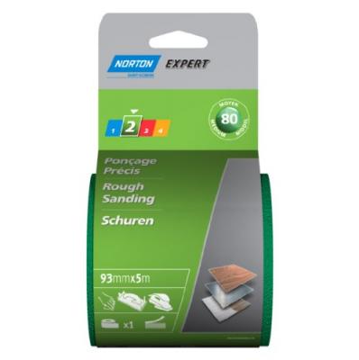 Norton Rouleau Norgrip expert 93 x 5 m Grain 80