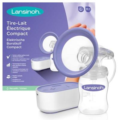 Tire-lait &eacute;lectrique simple Compact LANSINOH blanc