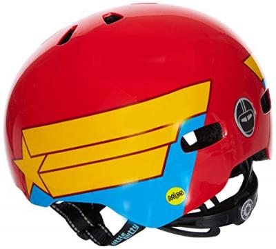 Casque Nutcase Little Nutty Supa Dupa Rouge et Jaune Taille XS