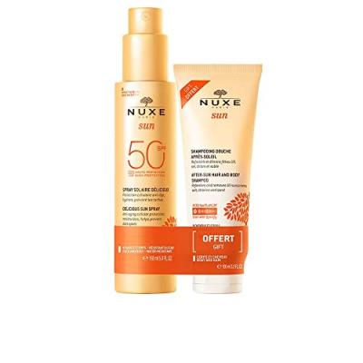 Nuxe Sun Spray Solaire SPF 50 150 ml + Shampoing Douche Apr&egrave;s Soleil