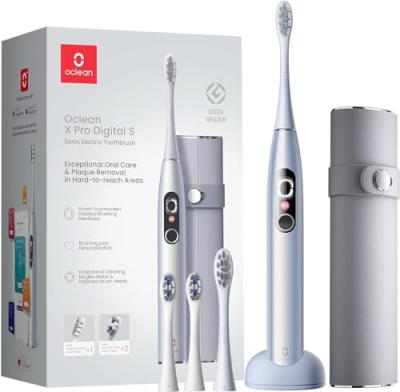 X PRO DIGITAL SET Adulte Brosse &agrave; dents &agrave; ultrasons Argent